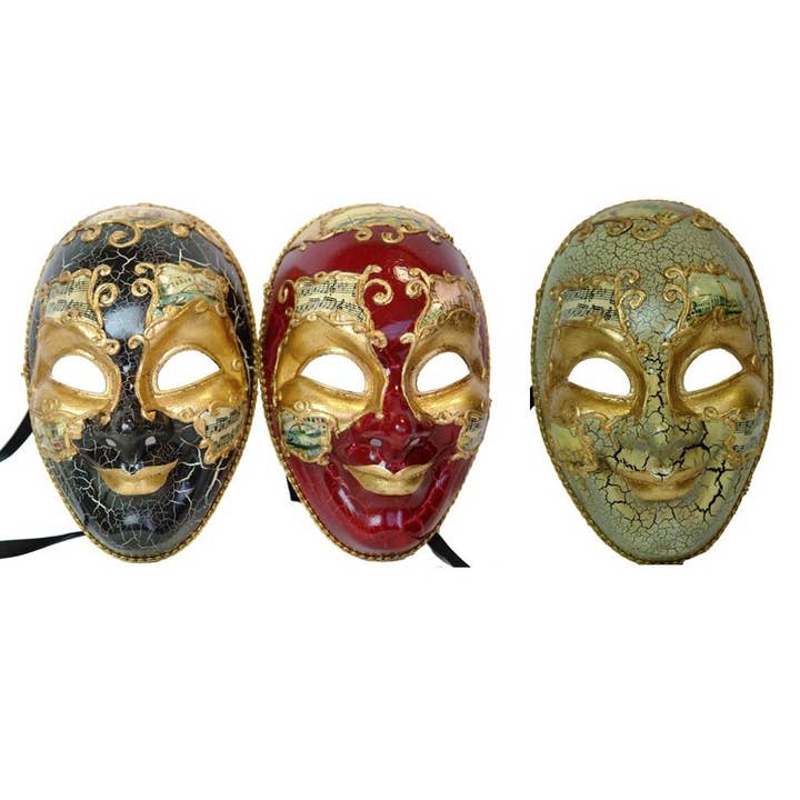 Cracked Music Full Face Mask for wholesale by KBW Global Corp.