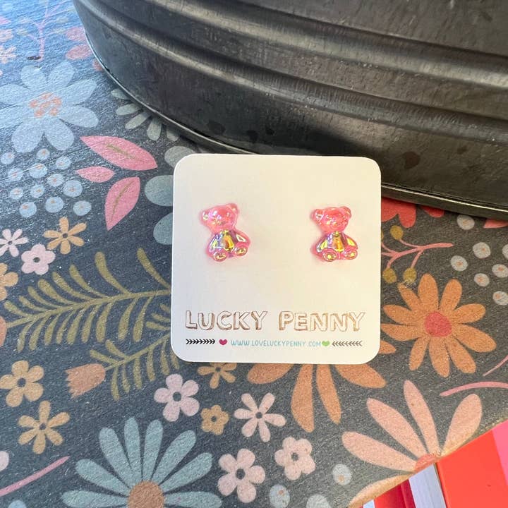 Lucky Penny - Wholesale Stud/Post Earrings - Gummy Bear Earring - Assorted3