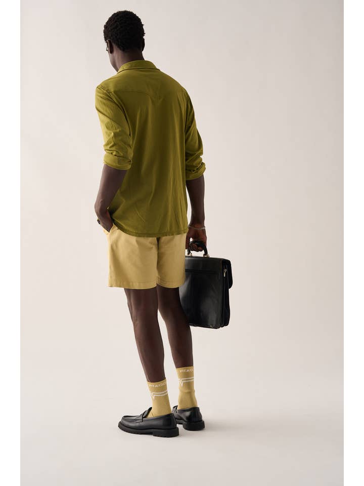 Pitagora - Wholesale Shorts - Men's - Flatwhite Bermuda Shorts
