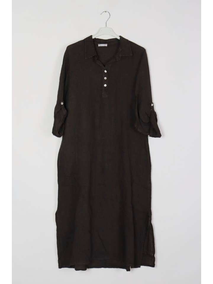 LÉA & LUC - Wholesale Dress - Women's - Long dress in 100% linen REF.2090037