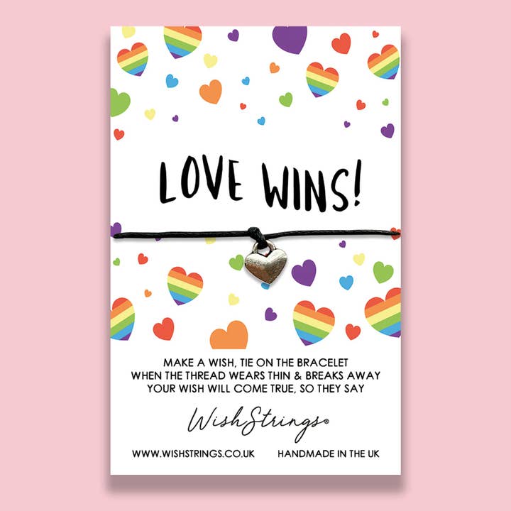 SALE - LOVE WINS - WishStrings Wish Bracelet - WS253♥ for wholesale by WishStrings