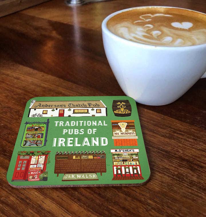 Maktus - Wholesale Coasters - Traditional Pubs Of Ireland Coaster1