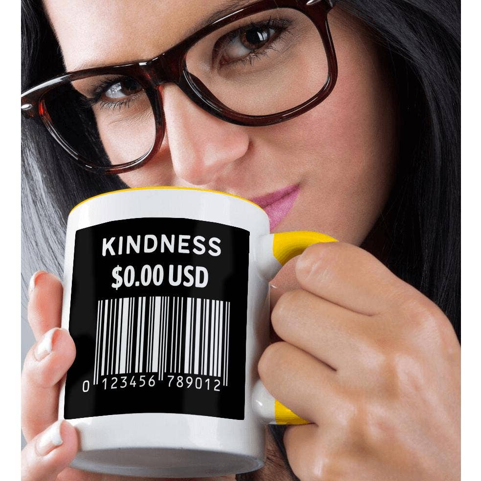 3dRose - Wholesale Coffee Mug - 3dRose, Kindness Is Free Motivational Quote Gift For Friends And Colleagues , Mug1