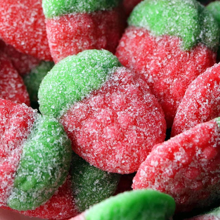 The Nut Garden, Sweetables, Utah Truffles - Wholesale Gummy - Sweetables Candy Jars | Wild Sour Strawberries