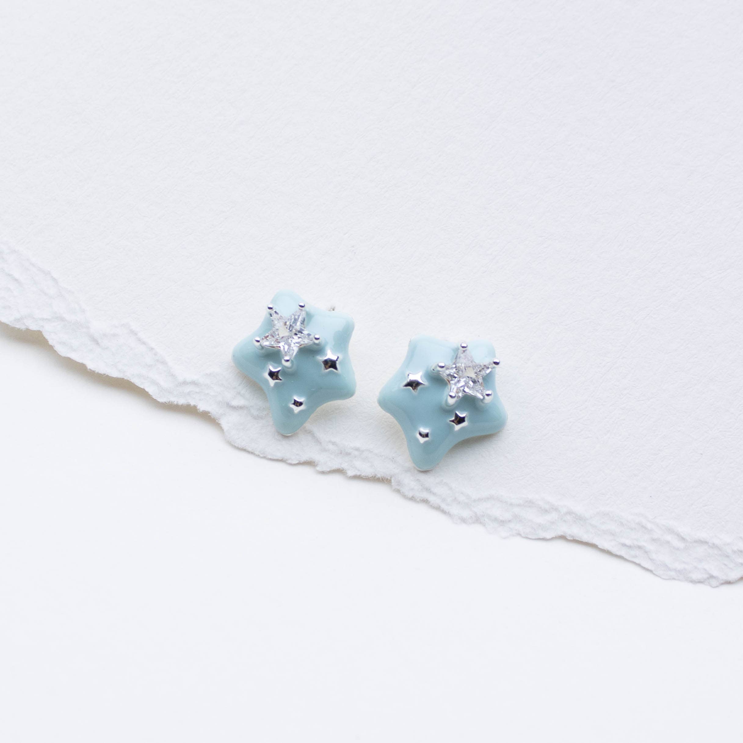 Tiepology - Wholesale Stud/Post Earrings - Twinkling Star Enamel Stud Earrings4