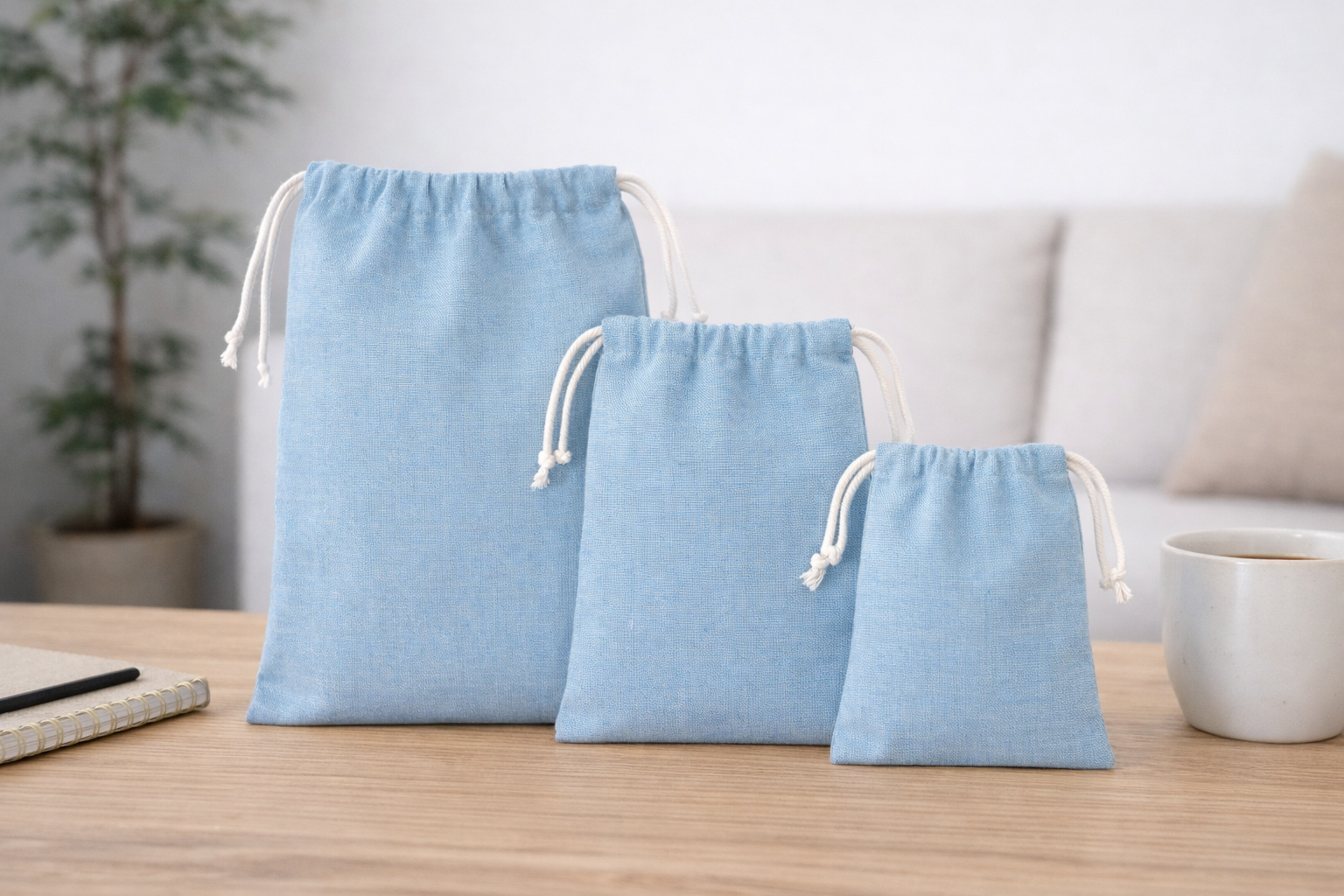 House of Kraft - Wholesale Gift Bag - Canvas Coloured Drawstring Pouch | Gift Bags | Canvas Bags16