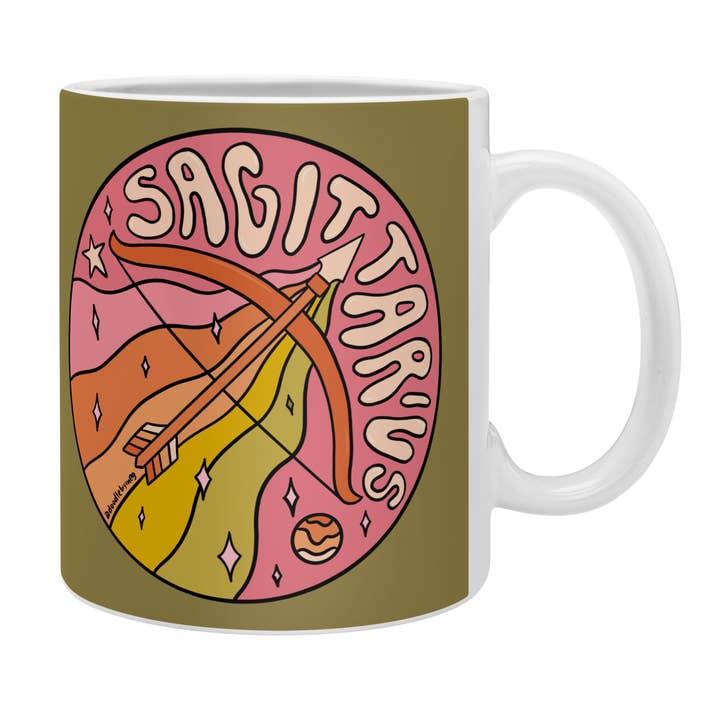 Doodle By Meg 2020 Sagittarius Coffee Mug for wholesale by Deny Designs