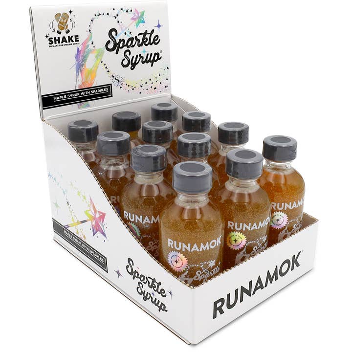 Runamok - Wholesale Maple Syrup - Mini Sparkle Syrup 60ml w/ 12pk POS Display