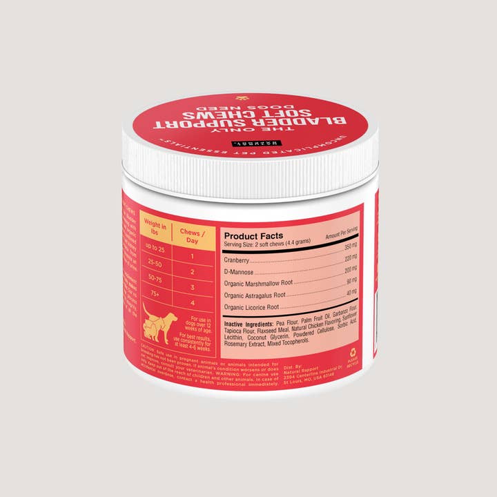 Natural Rapport - Wholesale Pet supplement – Dog - The Only Bladder Support Soft Chews Dogs Need6