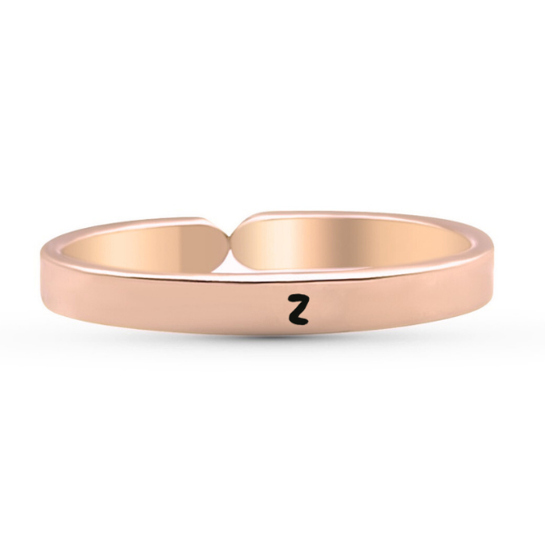 Camilla Limón - Wholesale Band/Stacked Ring - Initial Adjustable, Personalized, Engraved Stacking Ring78