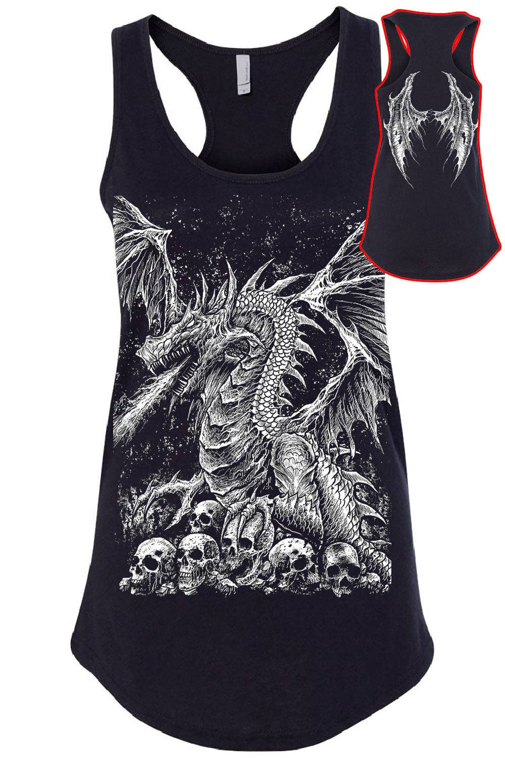 vampirefreaks – Engroshandel Grafisk t-shirt - Unisex – Dragon's Lair T-shirt i flere stilarter2