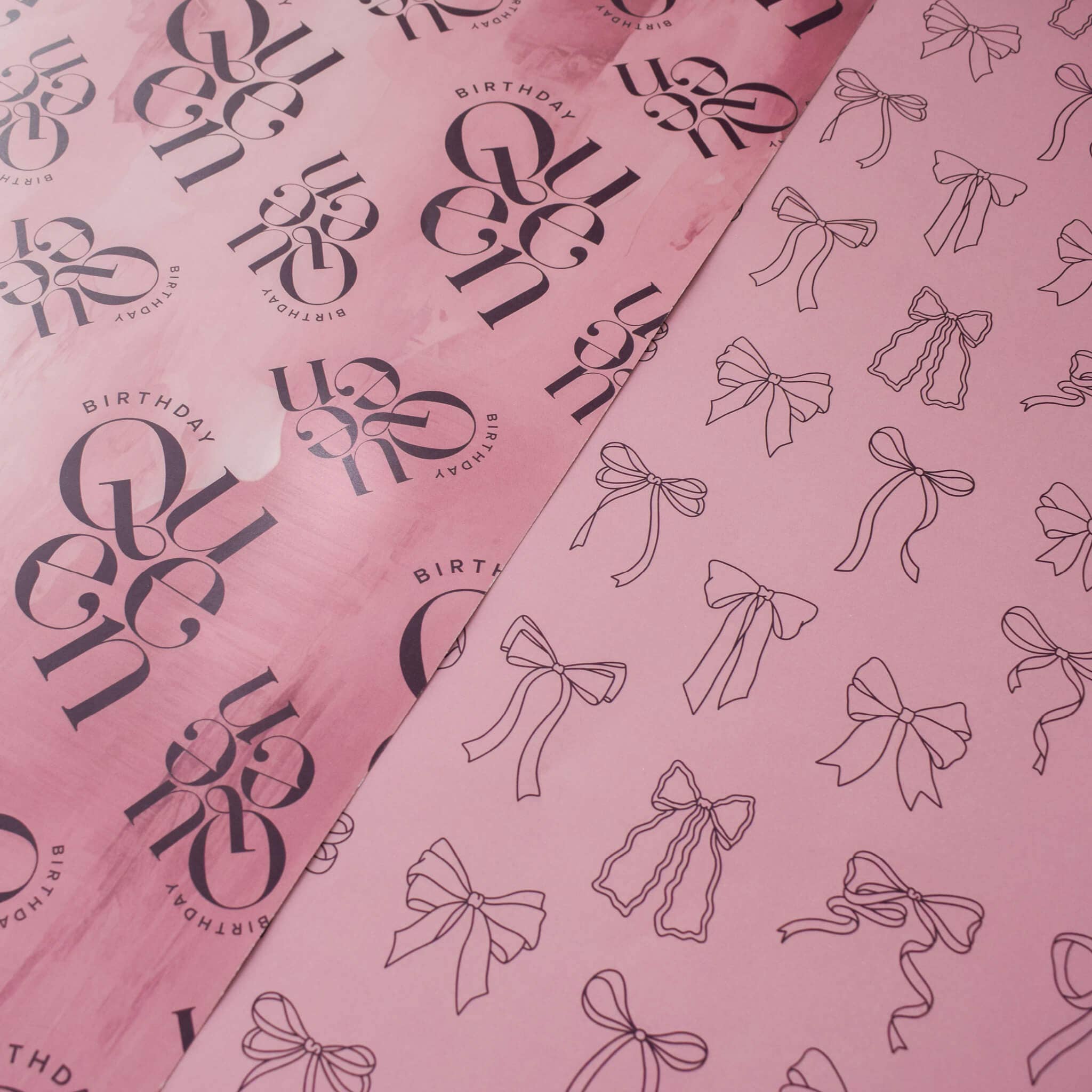 Jennifer Tune - Wholesale Flat Wrap - Pink Bows Gift Wrap4