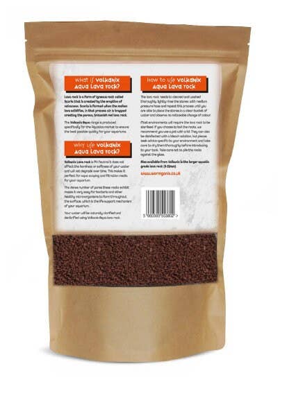 Wormganix Worm Castings – Solo para plantação e vasos por atacado – Volkanix Aqua 'Fine 'Grau 10-20mm Lava Rock 1kg (1,75 litros) Meio filtrante Aquascaping3
