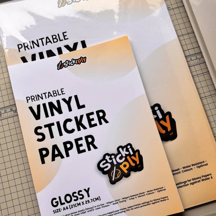 Stickiply - Wholesale Craft Supplies - Printable Vinyl Sticker Paper | Glossy (A4)14