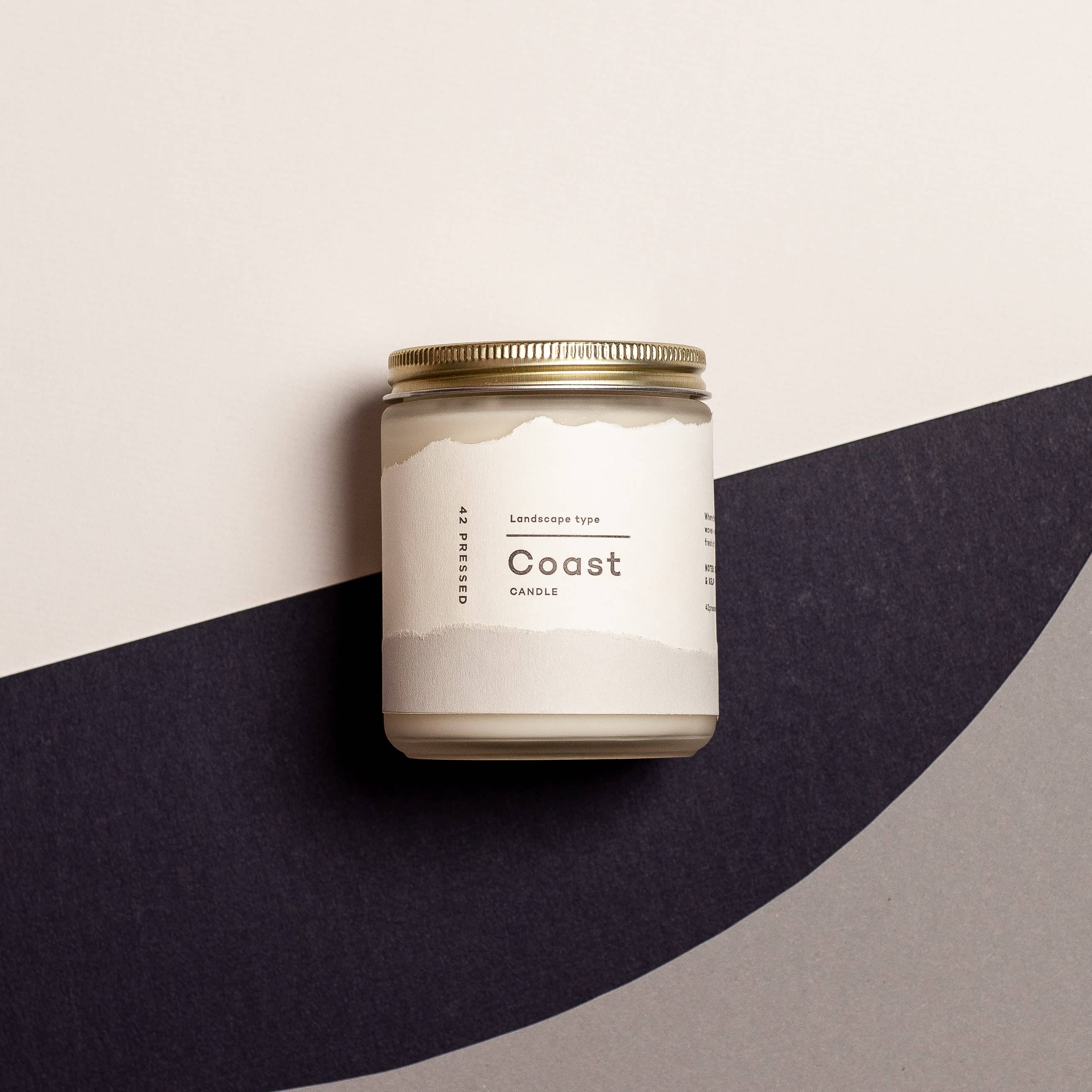 42 Pressed - Wholesale Jar/Filled Candle - Coast Candle0