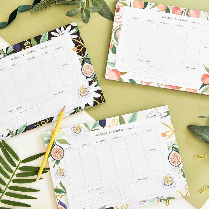 Amber Davenport Art - Wholesale Planner - Passionfruit Weekly Planner