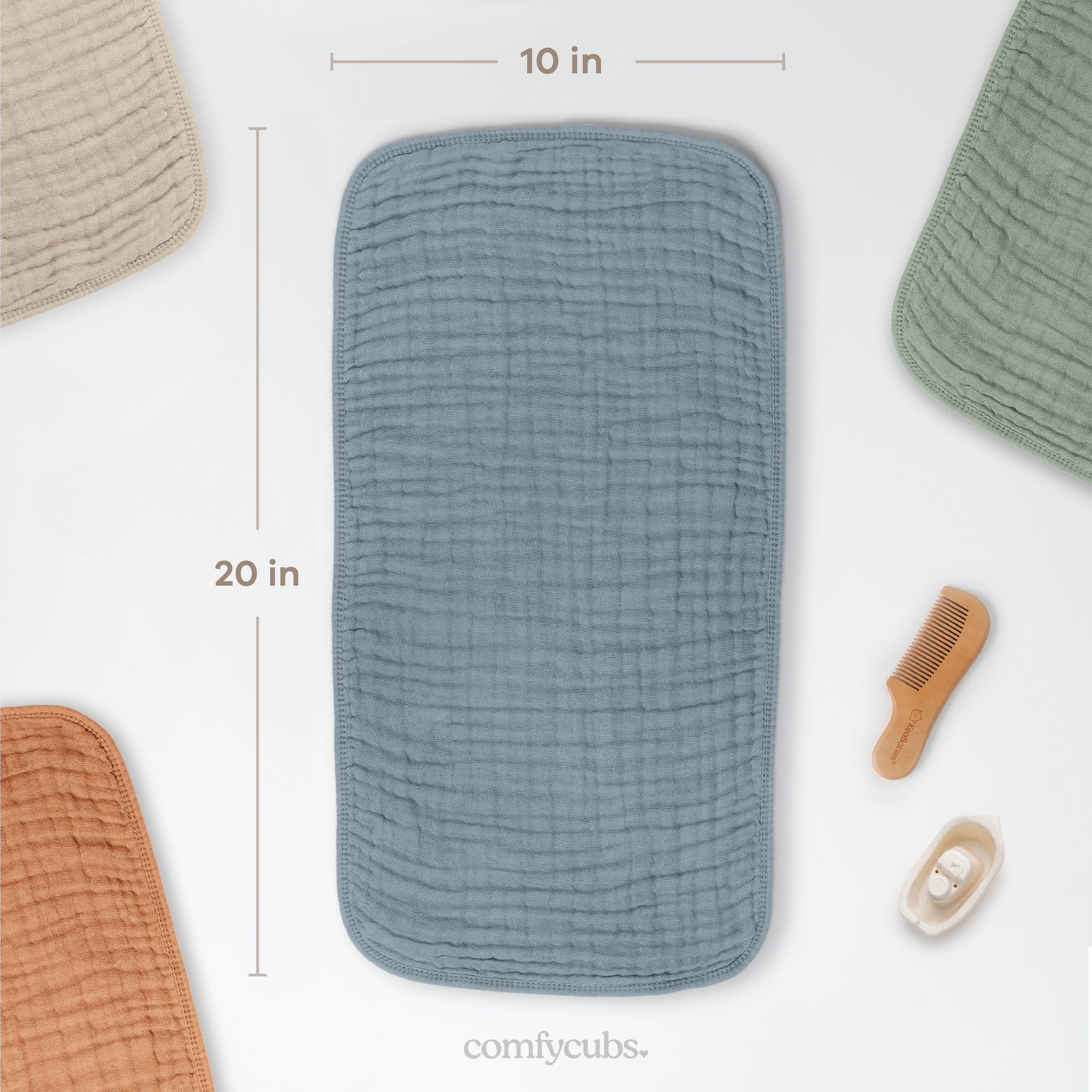 Comfy Cubs - Wholesale Burp Cloth - Baby - Baby Burp Cloths - 100% Muslin Cotton by Comfy Cubs79