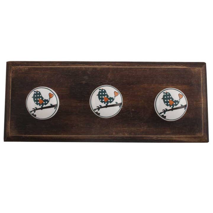 Crochets à manteaux uniques, 12 pièces, porte-monnaie, pour mur (vert) pour la vente par Daana Paani LLC