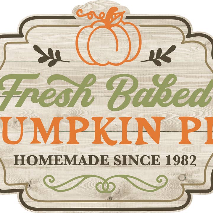 Torta di zucca appena sfornata in MDF Print Style 1 per la vendita all'ingrosso da parte di Diverse Woodworking