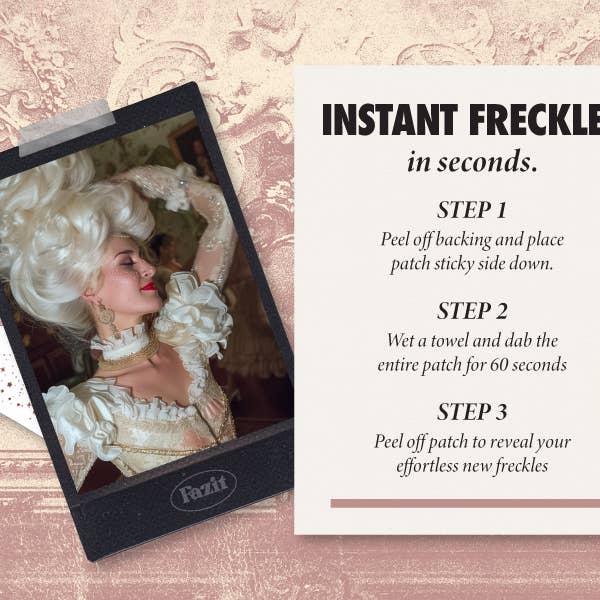 Fazit - Wholesale Makeup/Cosmetic Bag - Rose Gold Stardust Speckles Makeup Patches8