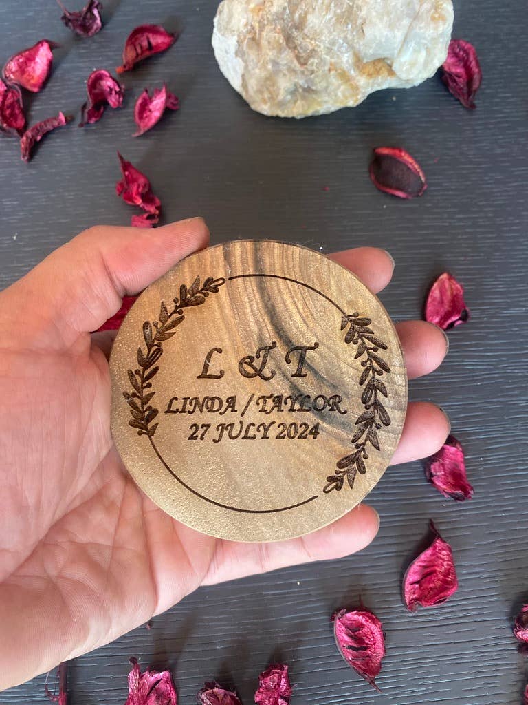 WoodCraftHaven - Vente Sous-verre - Sous-verres en bois fabriqués à la main : des cadeaux de mariage pour votre magasin21