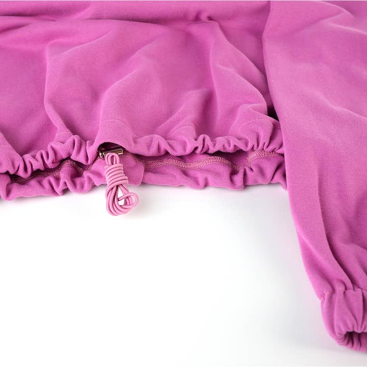 Sodalemon - Wholesale Athletic Jacket - Women's - Women Fitness Hoodie Half Zipper Drawstring Sport Jacket10