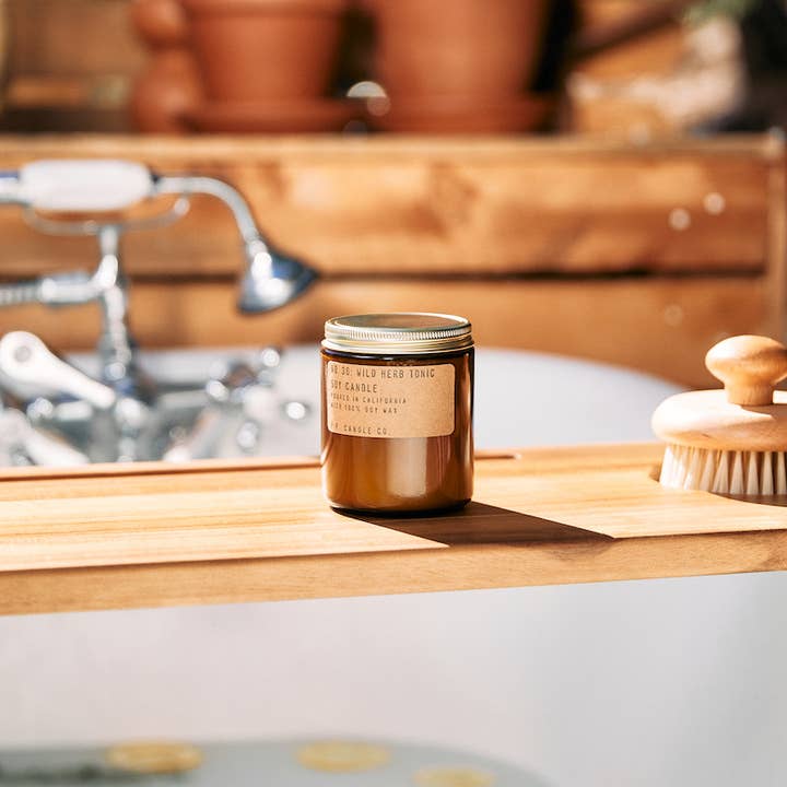 P.F. Candle Co. - Wholesale Jar/Filled Candle - Wild Herb Tonic - 7.2 oz Standard Soy Candle