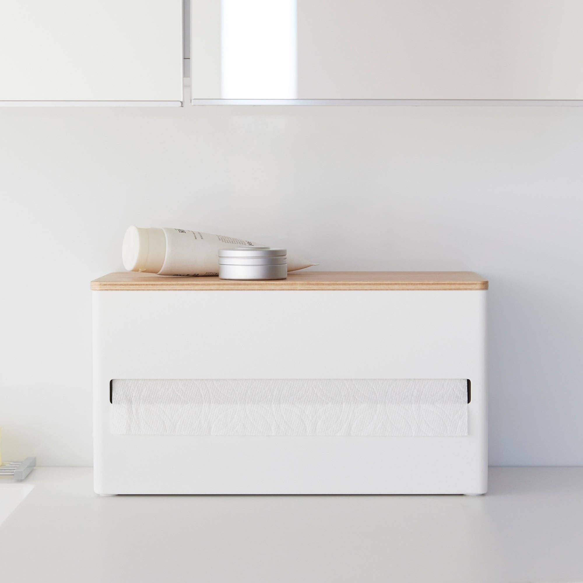 Yamazaki Home - Wholesale Paper Towel Holder - Paper Towel Dispenser - Steel + Wood2