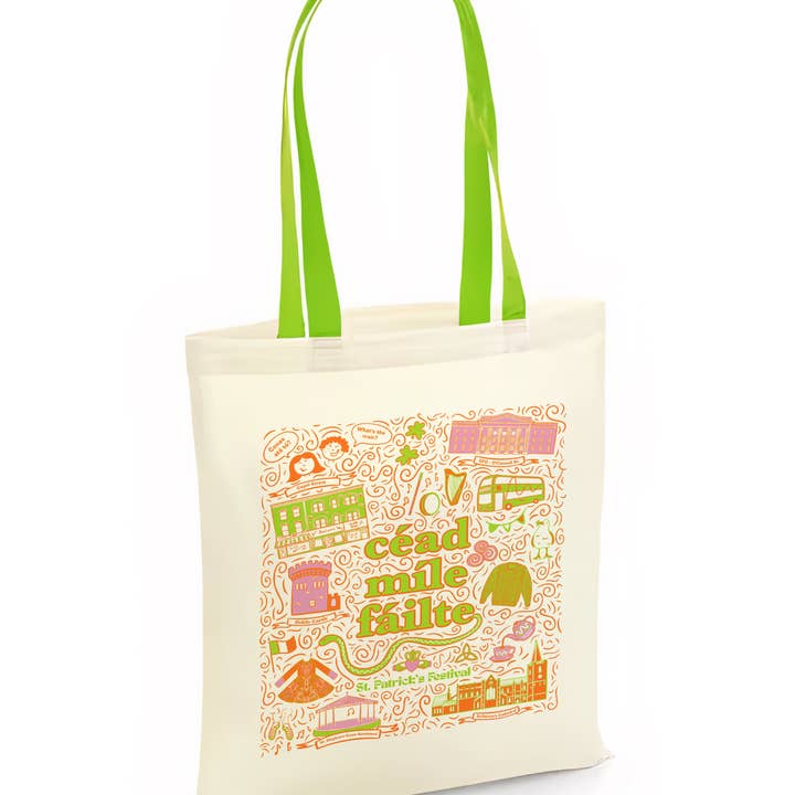 St Patrick's Festival 2026 Tygväska för wholesale av Prints of Ireland