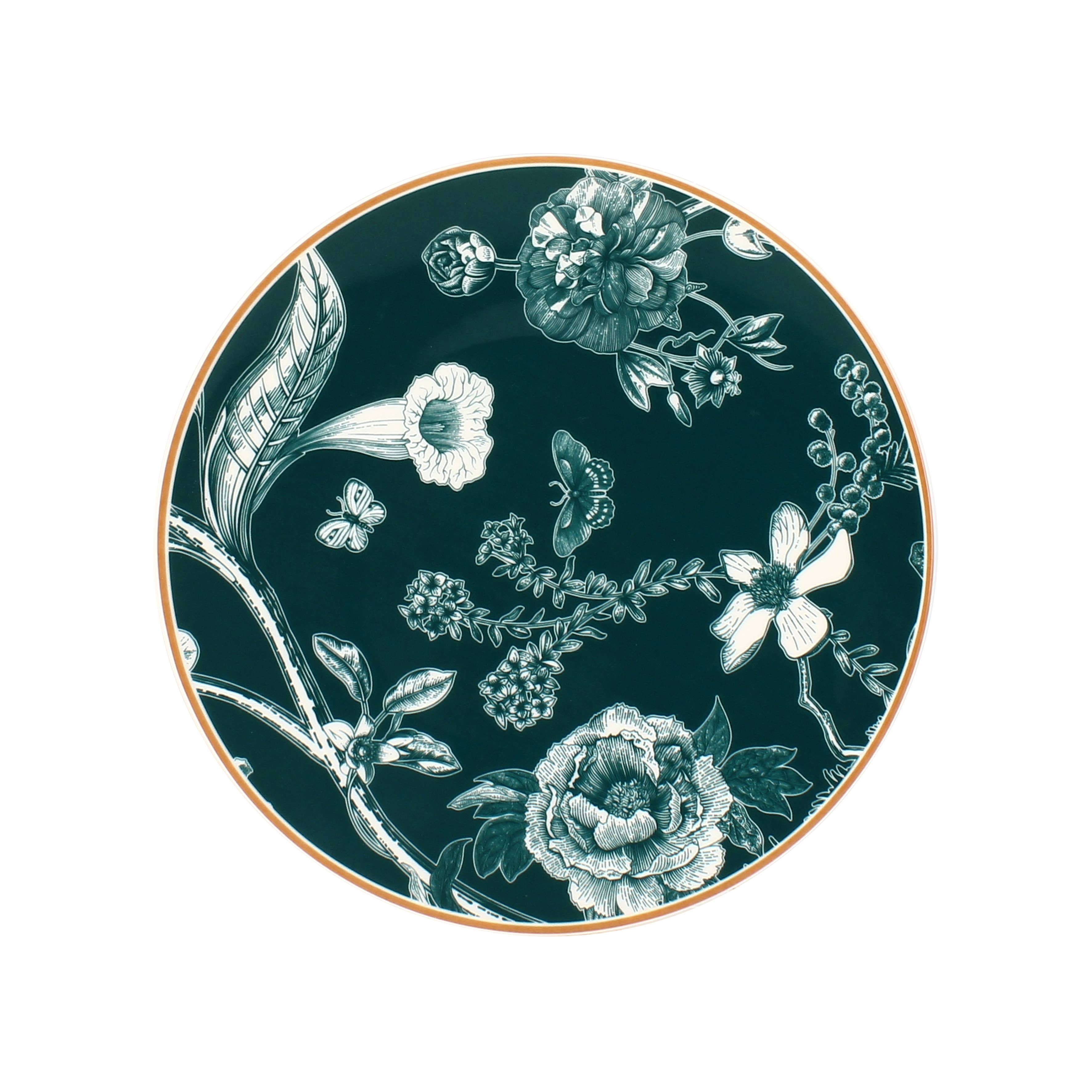 Novastyl - Wholesale Dinner Plate - Botanic dessert plate 20cm in porcelain1