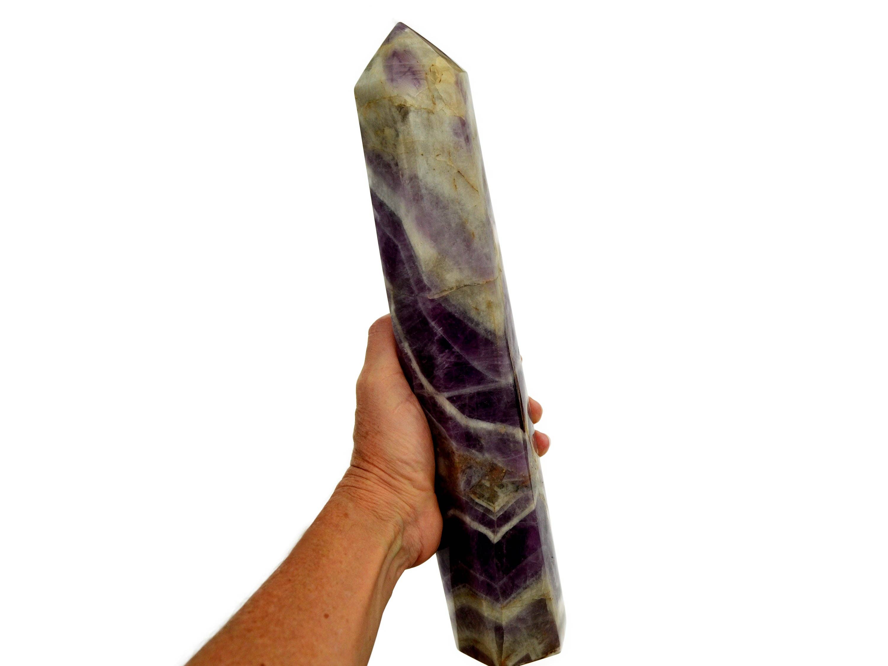 Kaia & Crystals – Pedra/cristal espiritual por atacado – Torre de quartzo ametista XXXL 1.700 g5