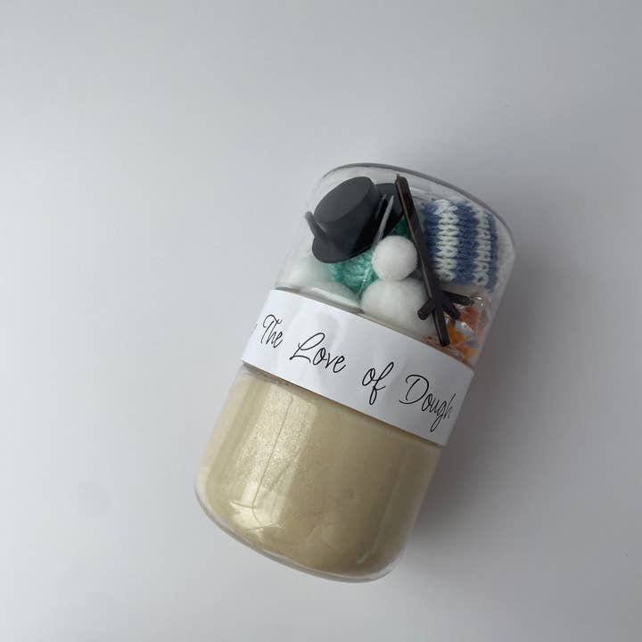 For the Love of Dough Co - Wholesale Putty/Slime - Kids - Build-A-Snowman Double Jar1