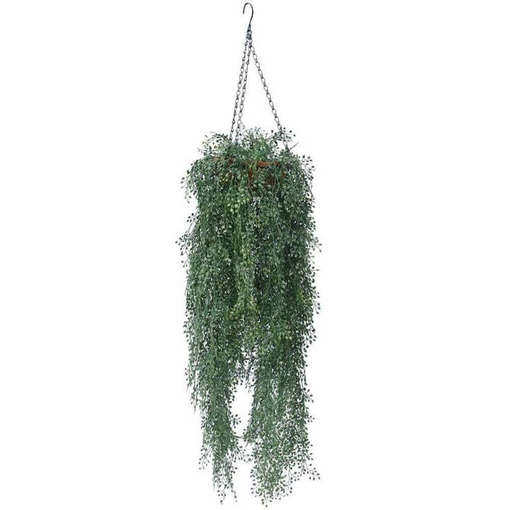 Panier suspendu anglais artificiel résistant aux UV 110 cm pour la vente par Designer Plants AU