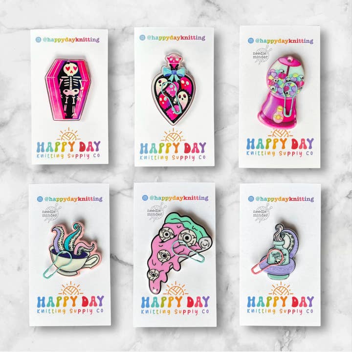 Needle & Stitch Marker Minder - Creepin’ It Cute for wholesale by Happy Day Knitting