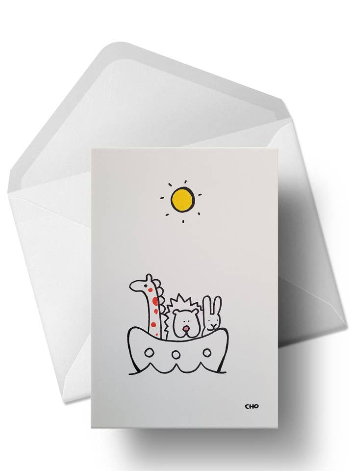 CHO's ark | 5x7 Greeting Cards for wholesale by once upon a design