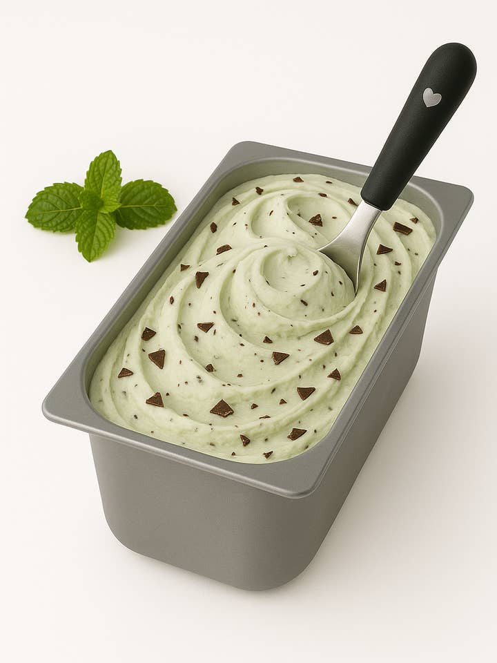 Mint Stracciatella Gelato for wholesale by Dolce Brooklyn
