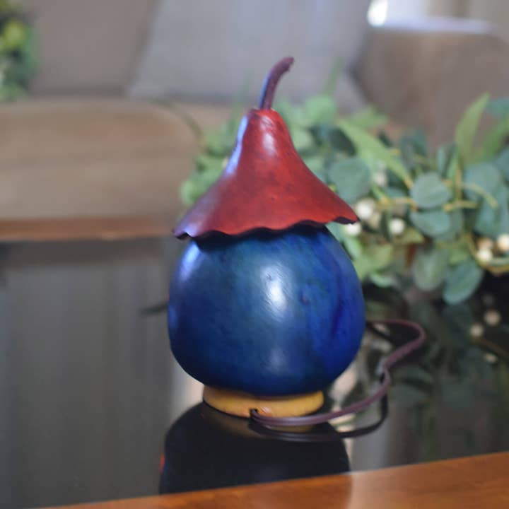 Meadowbrooke Gourds - Wholesale Decorative Tabletop Object - Patriotic Cottage Gourd Luminary3