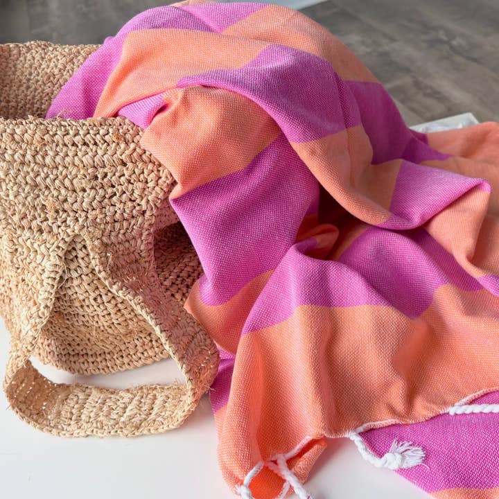 Aloha Turkish Towel- 7 Colors for wholesale by TranquilUSA