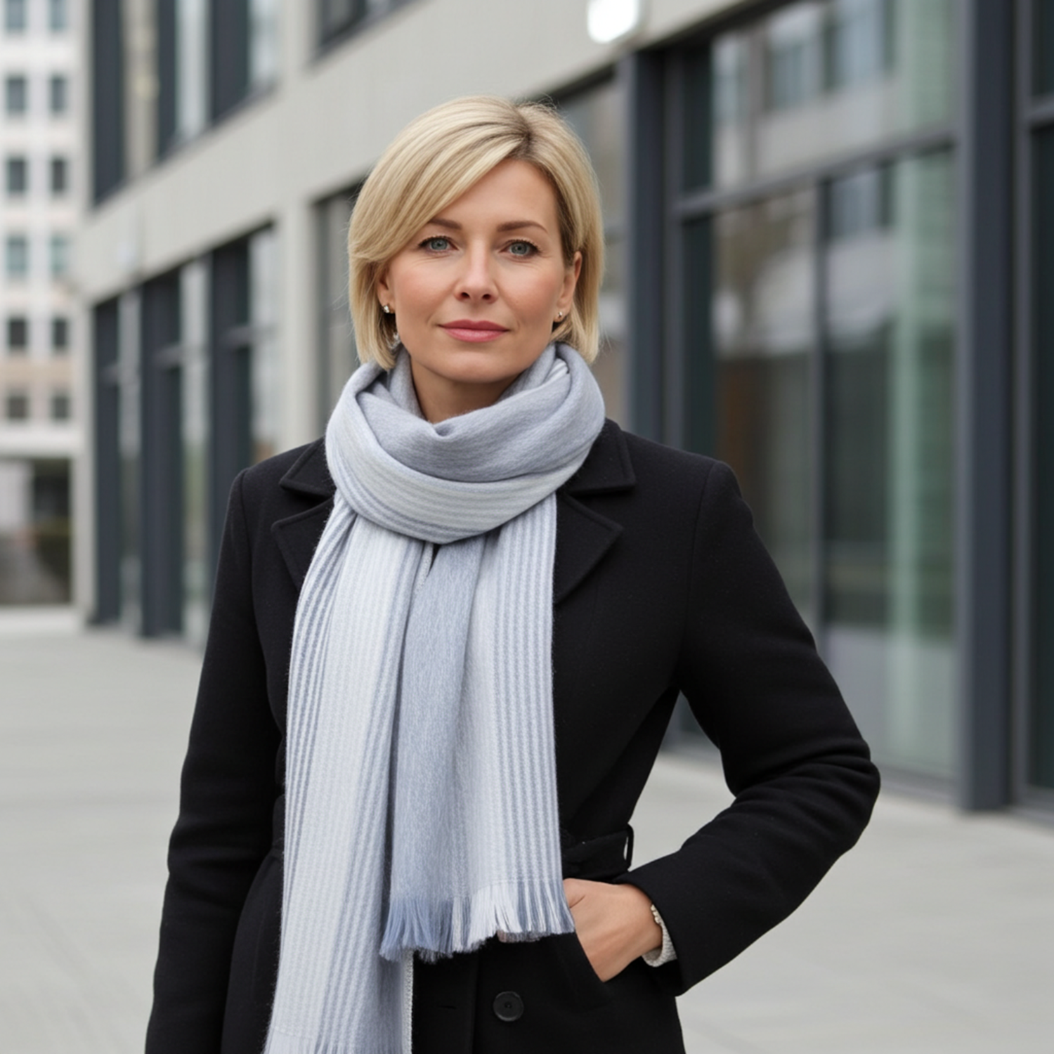 Shupaca Alpaca – Cachecol - Unissexo por atacado – Lenço Alpaca - Polar Drift3