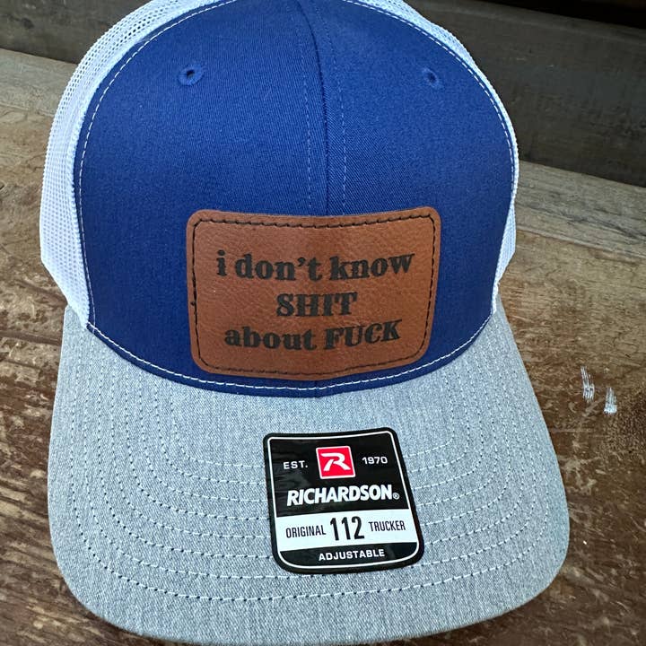 Designed To Flaunt - Wholesale Trucker Hat - Men's - I Don't Know "S" About "F" Men's Richardson 112 Trucker Hat50