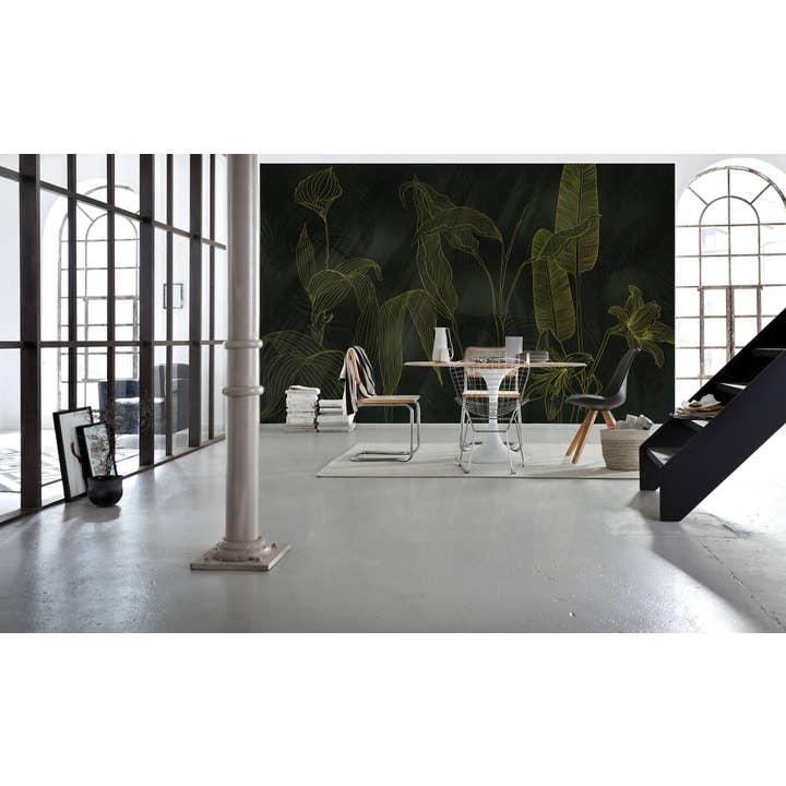 Carta da parati fotografica in pile - Darkest Green - dimensioni 400 x 250 cm per la vendita all'ingrosso da parte di Komar Products GmbH & Co. KG