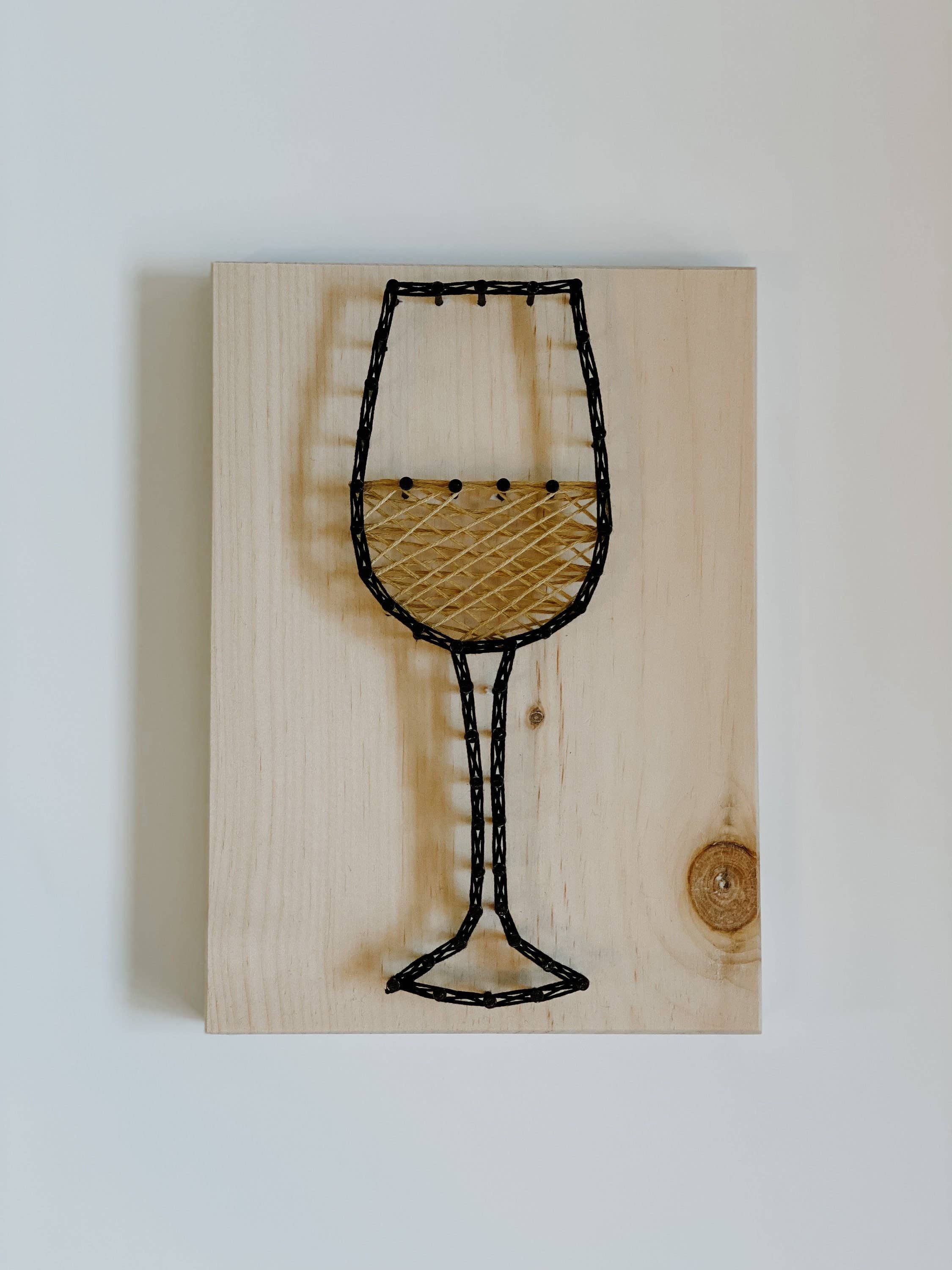 Knot Really Art - Wholesale DIY Craft Kit - Wine DIY String Art Kit3