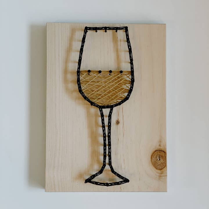 Knot Really Art - Wholesale DIY Craft Kit - Wine DIY String Art Kit3