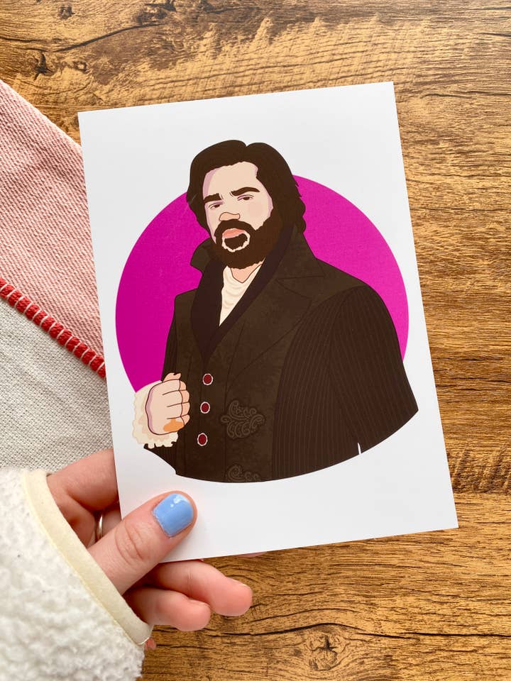 Laszlo Mini Matte Art Print for wholesale by Tess Givnish Artist