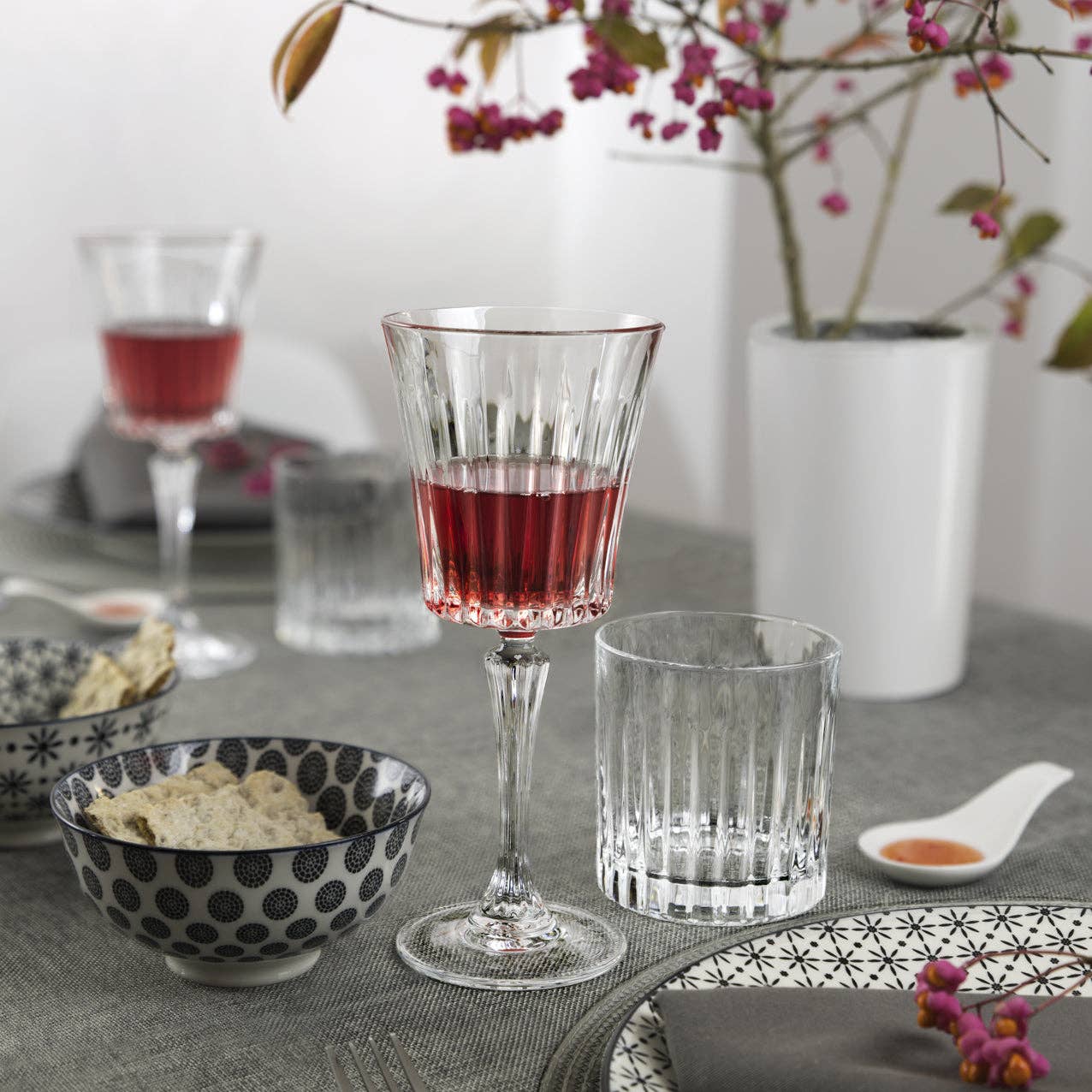 Barski - Wholesale Cocktail/Liquor Glass - Glass DOF Double Old Fashioned Lowball Tumblers, Set of 4,   12  Oz.1