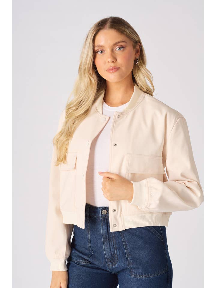 JMOJO UK Limited – wholesale Bomberjacka - Dam – BOMBERJACKA - BEIGE