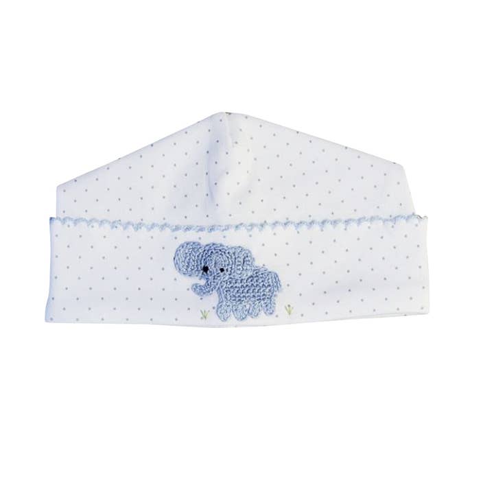 Baby Boy's "Elephant Collection" Pima Cotton Hat for wholesale by Baby Threads