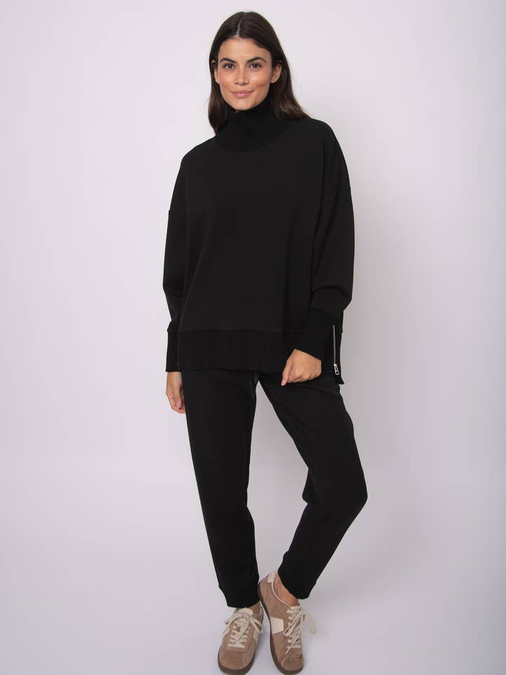 OSELLE MJUKA STICKADE RIBBADE JOGGERS MED DRAGSNÖRE - 42T020SO för wholesale av RD Style