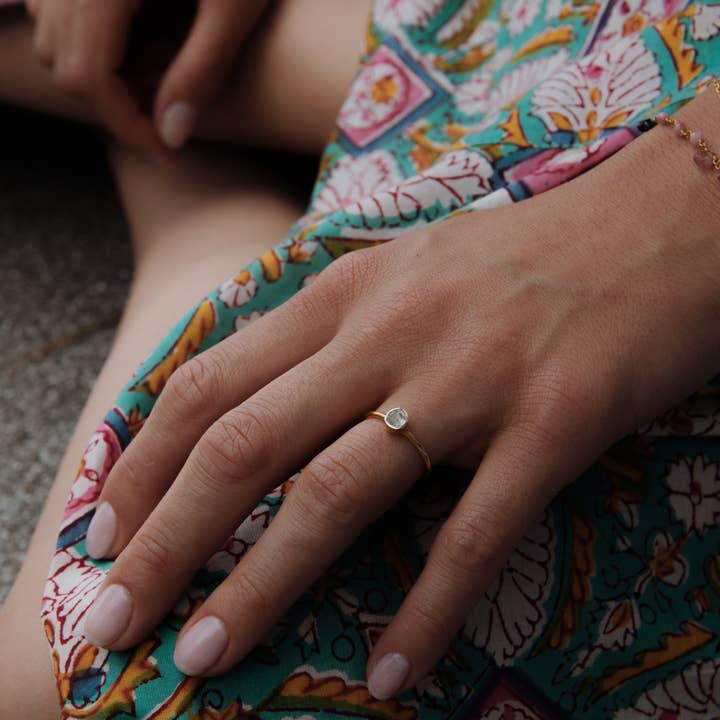 Atelier Siméon - Wholesale Single Stone/Solitaire Ring - LAKSHMI polki diamond ring6