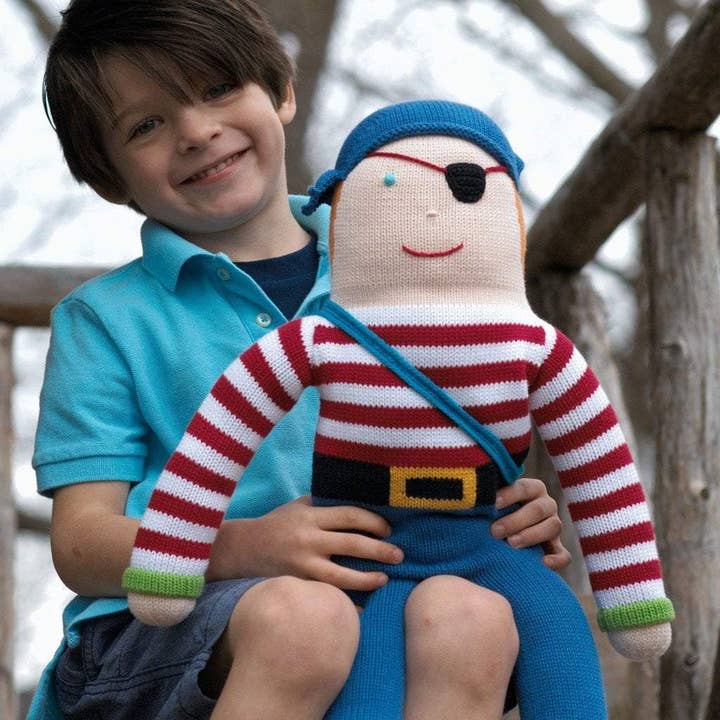 Petit Ami & Zubels - Wholesale Doll - Kids - Arrr-Nee the Pirate Knit Doll